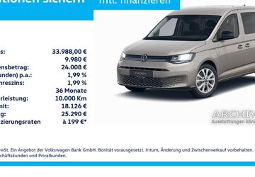 VW Caddy 19.204 km 33.988 &euro; Leverkusen 51379